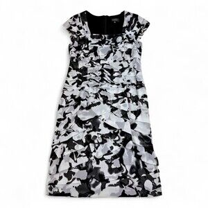 aje violette bubble hem maxi dress black Adrianna Papell Strapless Tuxedo Mini Dress main image 0